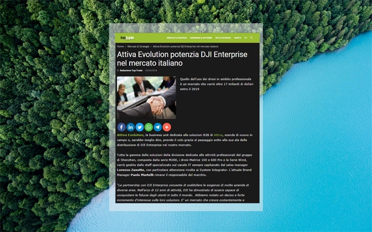 DJI Enterprise con Attiva Evolution in Italia
