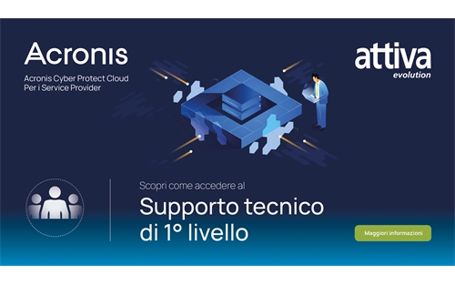 Supporto tecnico Acronis Cyber Protect Cloud